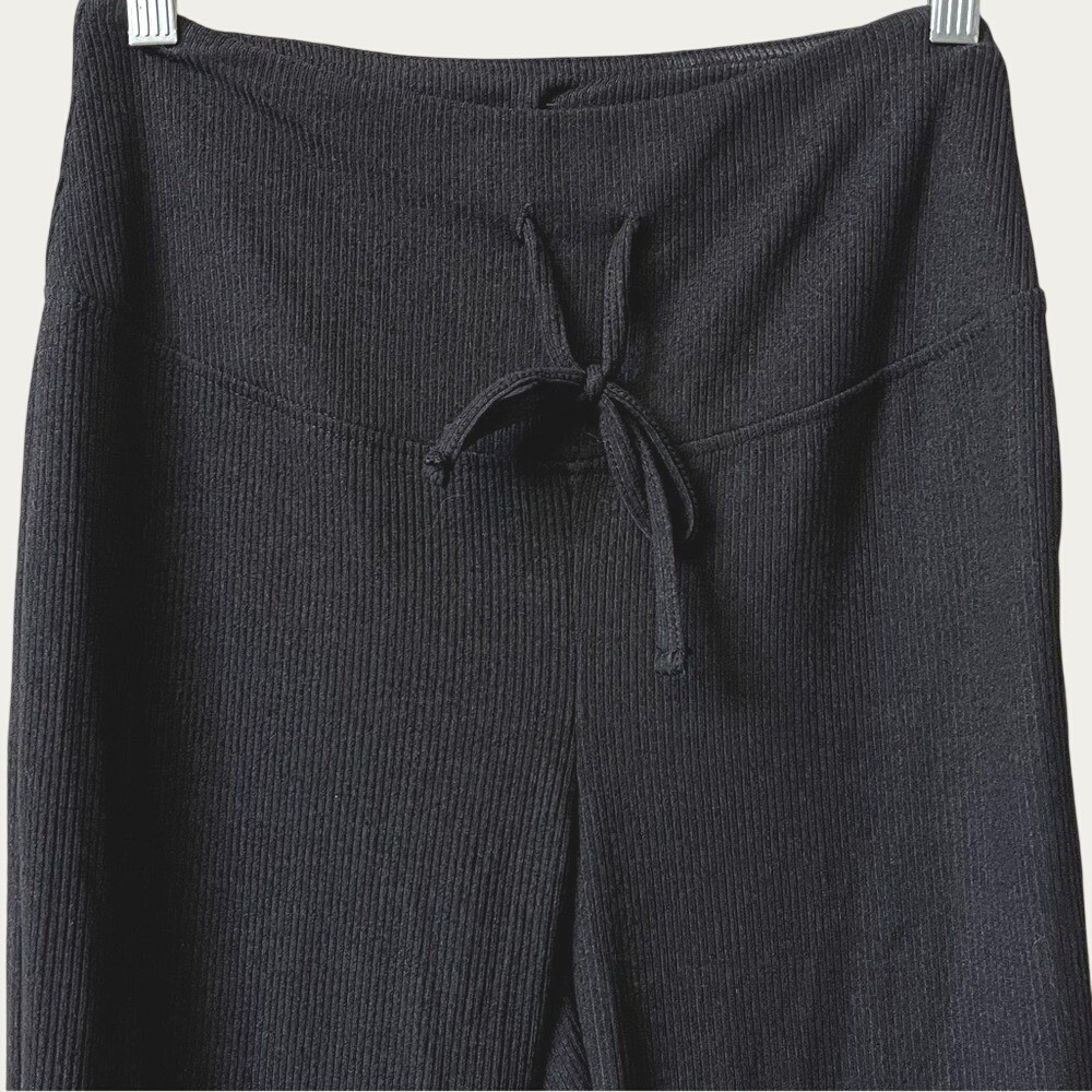 A New Day High Rise Ribbed Leggings Lounge Drawstring Womens Medium NWOT